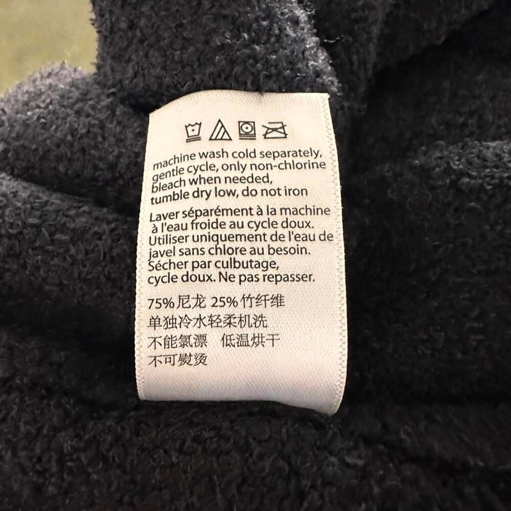 Barefoot Dreams CozyChic Lite Cardigan Women S/M Taupe Black Ombre Island Wrap - Picture 8 of 9